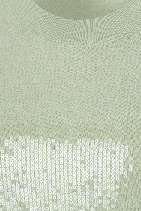 EsQualo groene dames trui | Kleurstaal