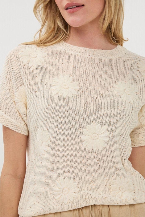 EsQualo witte dames trui | Close up