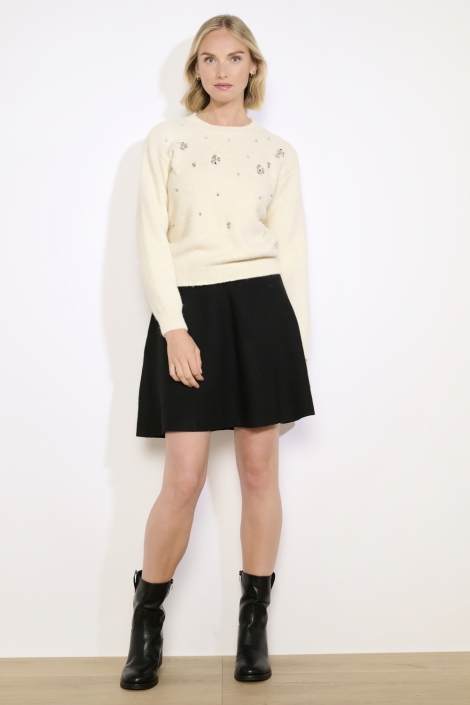 LolaLiza beige dames trui | Model