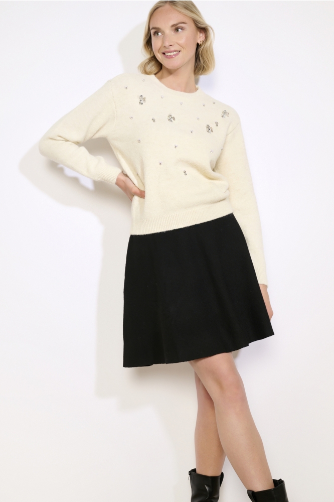 LolaLiza beige dames trui | Model