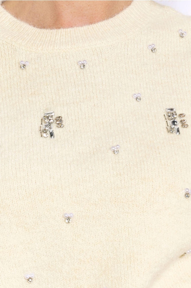 LolaLiza beige dames trui | Kleurstaal