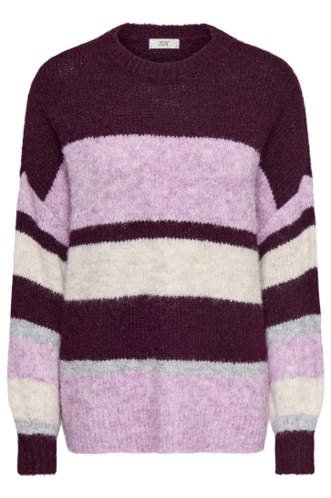 Jacqueline de Yong JDYZOEY LIFE L/S ON COLORBLOCK PULL 15359620 Fig/MOONLITE M