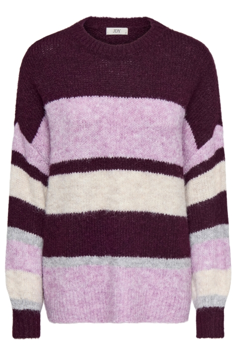 Jacqueline de Yong bordeaux dames trui | Vooraanzicht