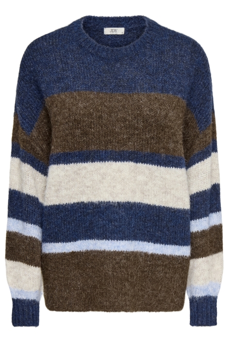 Jacqueline de Yong blauwe dames trui | Vooraanzicht