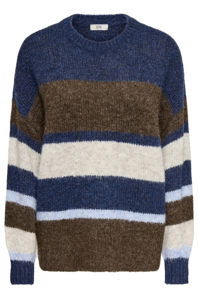 Jacqueline de Yong blauwe dames trui | Vooraanzicht