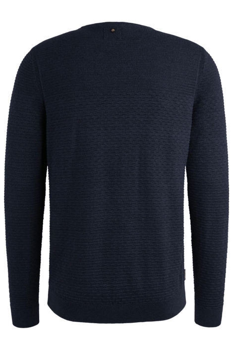 PME legend blauwe heren trui | Achteraanzicht