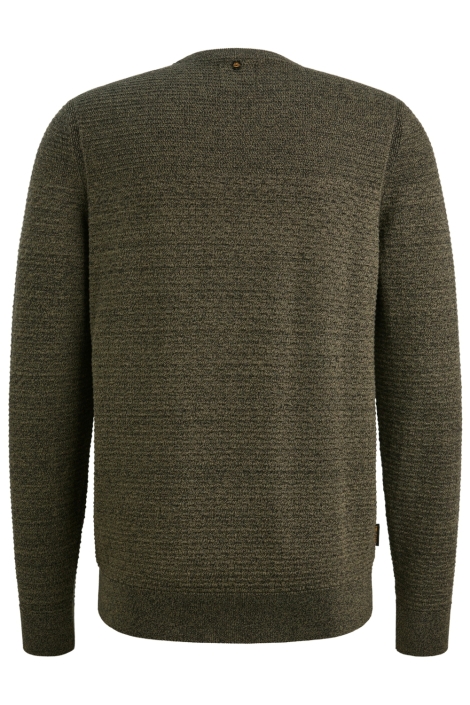 PME legend groene heren trui | Achteraanzicht