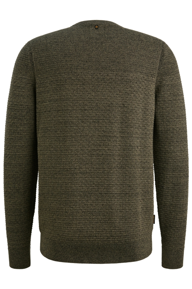 PME legend groene heren trui | Achteraanzicht