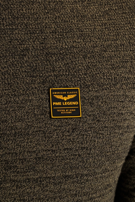 PME legend groene heren trui | Close up