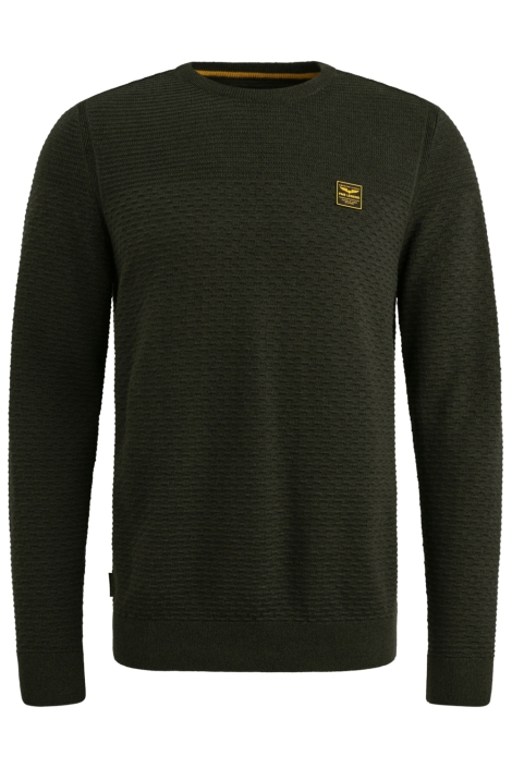 PME legend zwarte heren trui | Vooraanzicht