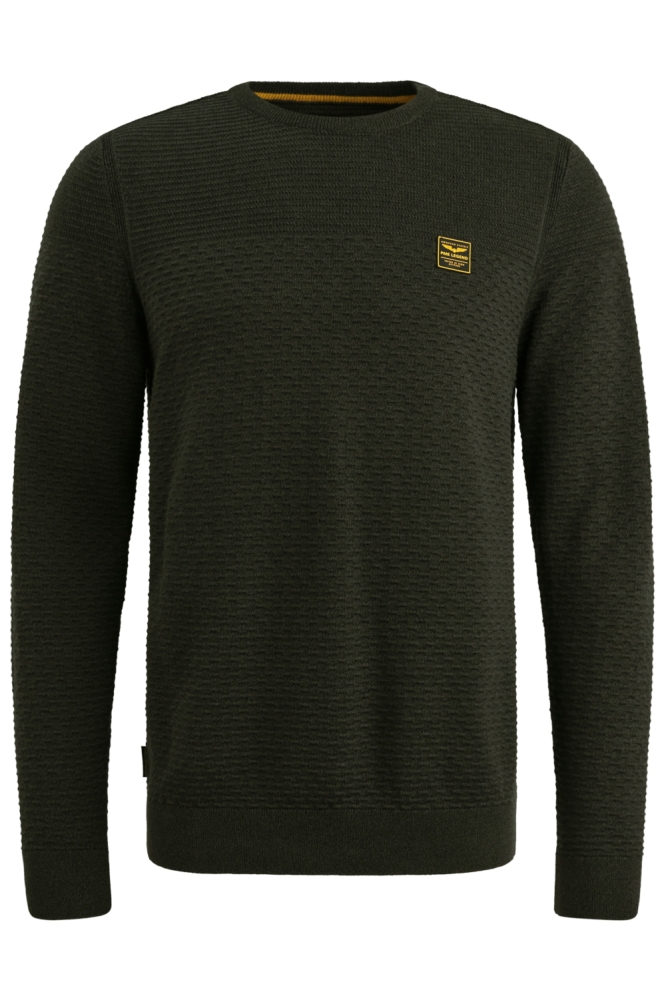 PME legend zwarte heren trui | Vooraanzicht