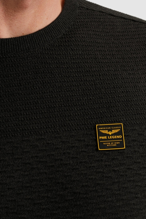 PME legend zwarte heren trui | Close up
