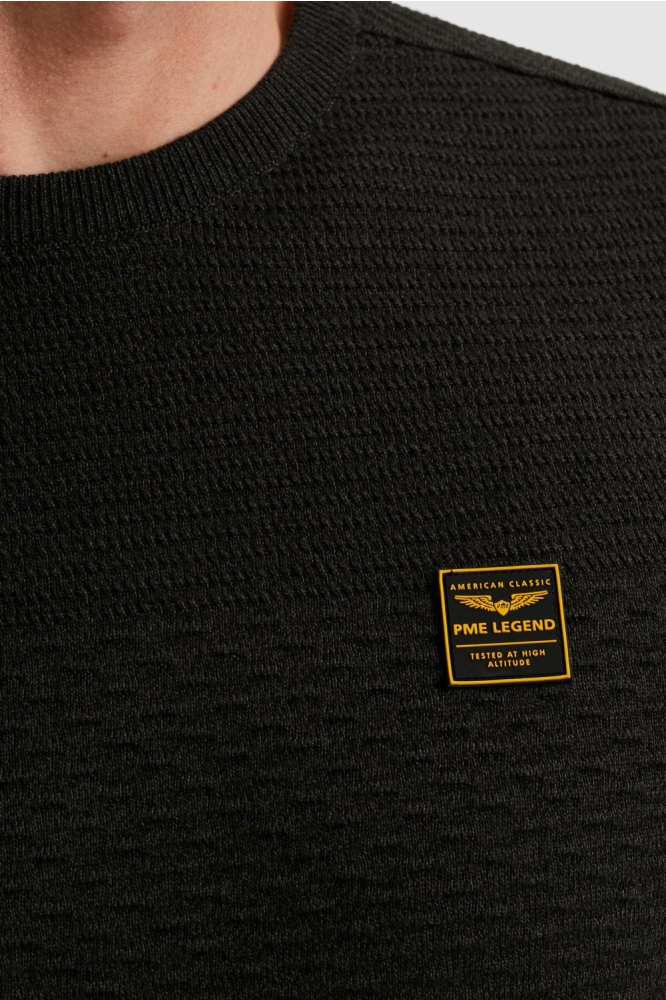 PME legend zwarte heren trui | Close up