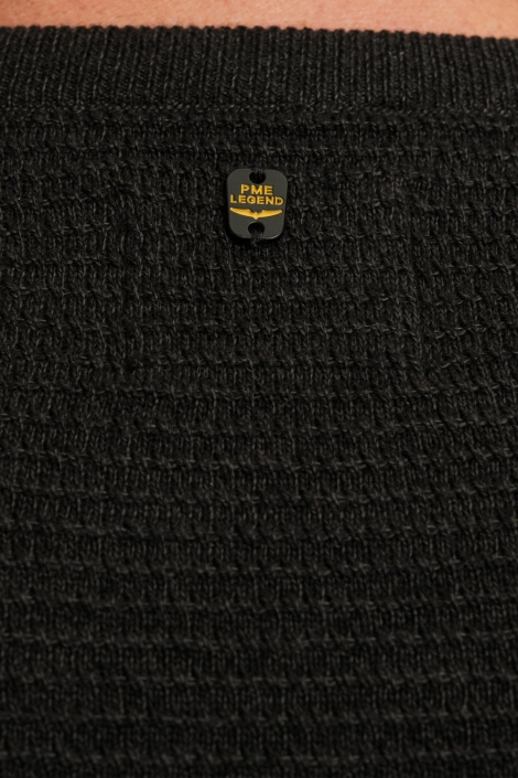 PME legend zwarte heren trui | Close up