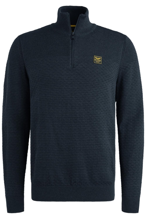 PME legend blauwe heren trui | Vooraanzicht