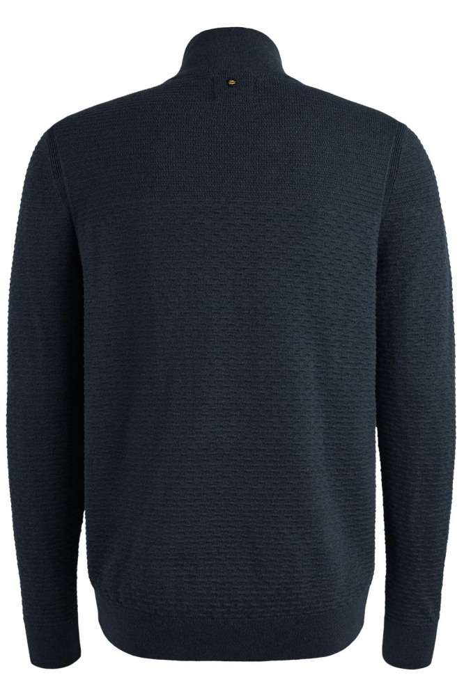 PME legend blauwe heren trui | Achteraanzicht