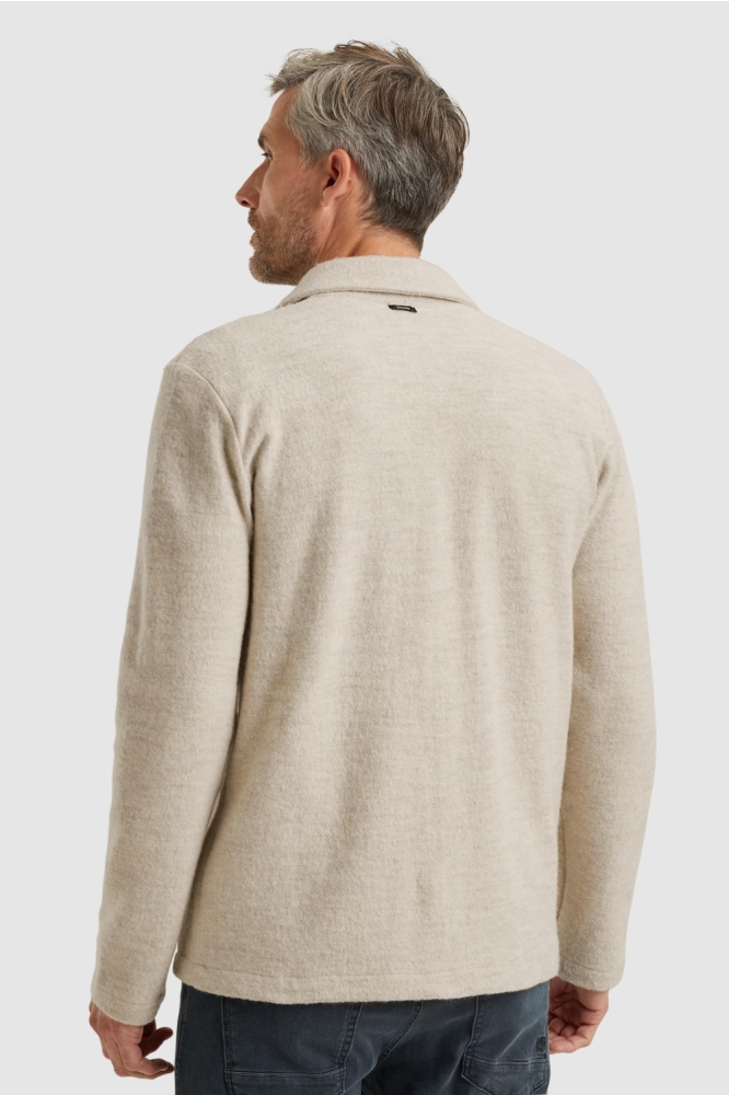 Vanguard beige heren vest | Model achteraanzicht