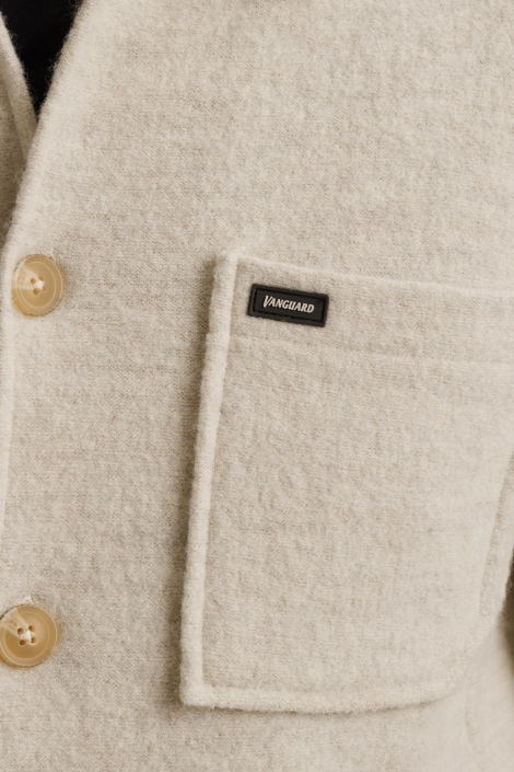 Vanguard beige heren vest | Close up