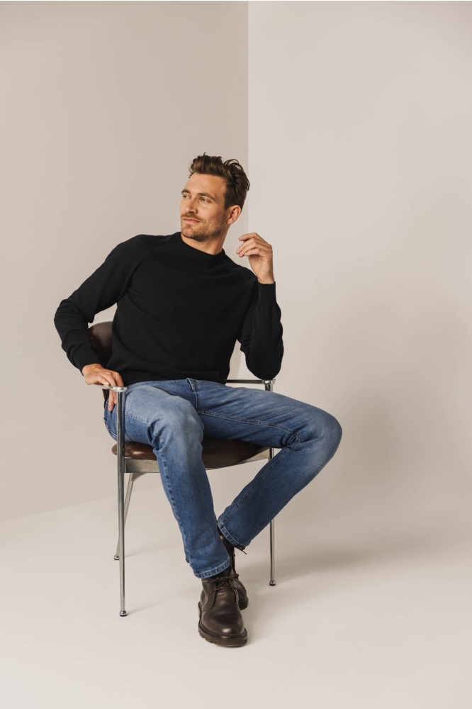 State of Art blauwe heren trui | Model