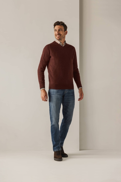 State of Art bruine heren trui | Model