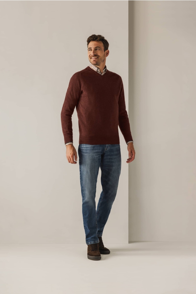 State of Art bruine heren trui | Model