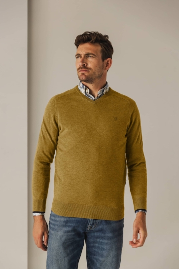 State of Art Trui GEMELEERDE TRUI MET V HALS 12124000 8300