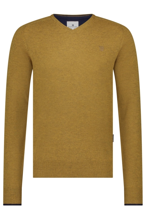 State of Art gele heren trui | Vooraanzicht