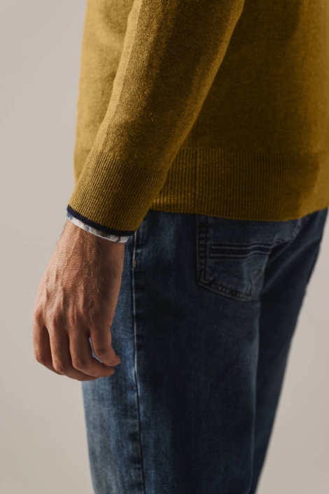 State of Art gele heren trui | Close up