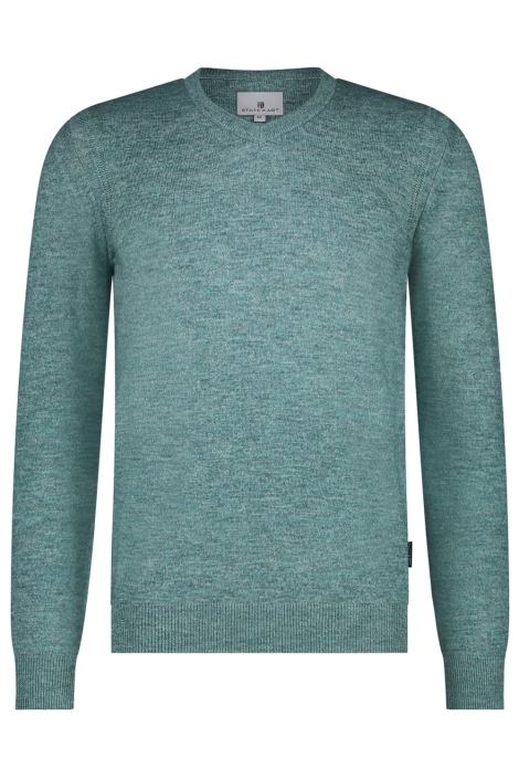 State of Art groene heren trui | Vooraanzicht