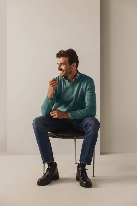 State of Art groene heren trui | Model