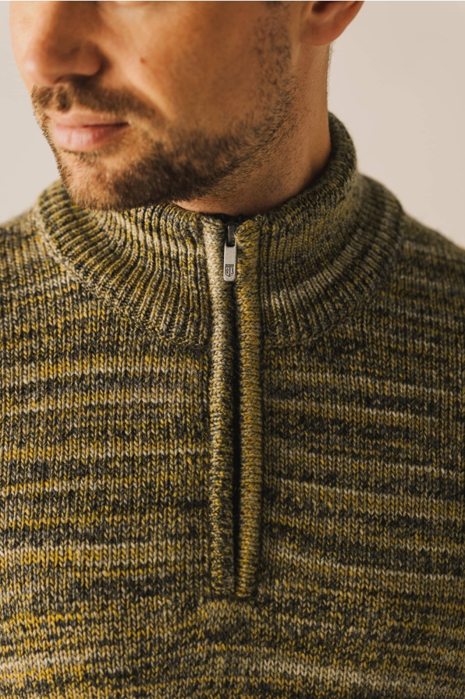 State of Art gele heren trui | Close up