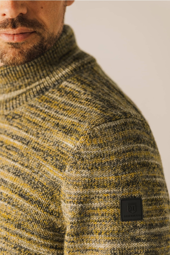 State of Art gele heren trui | Kleurstaal