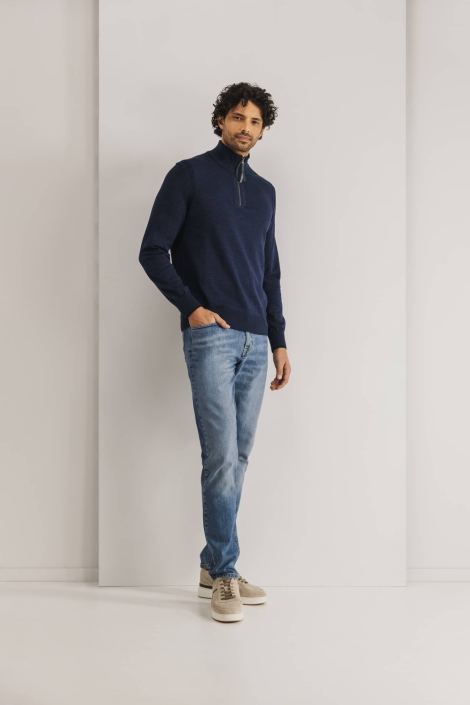 State of Art blauwe heren trui | Model