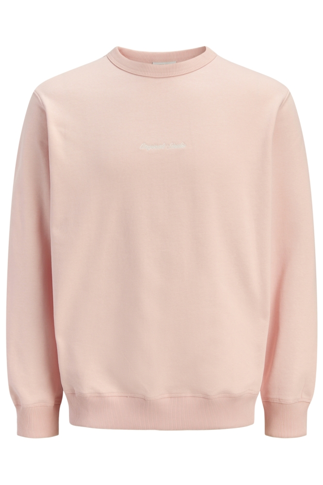 Jack & Jones roze heren sweater | Vooraanzicht