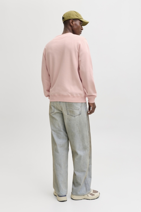 Jack & Jones oranje heren sweater | Model