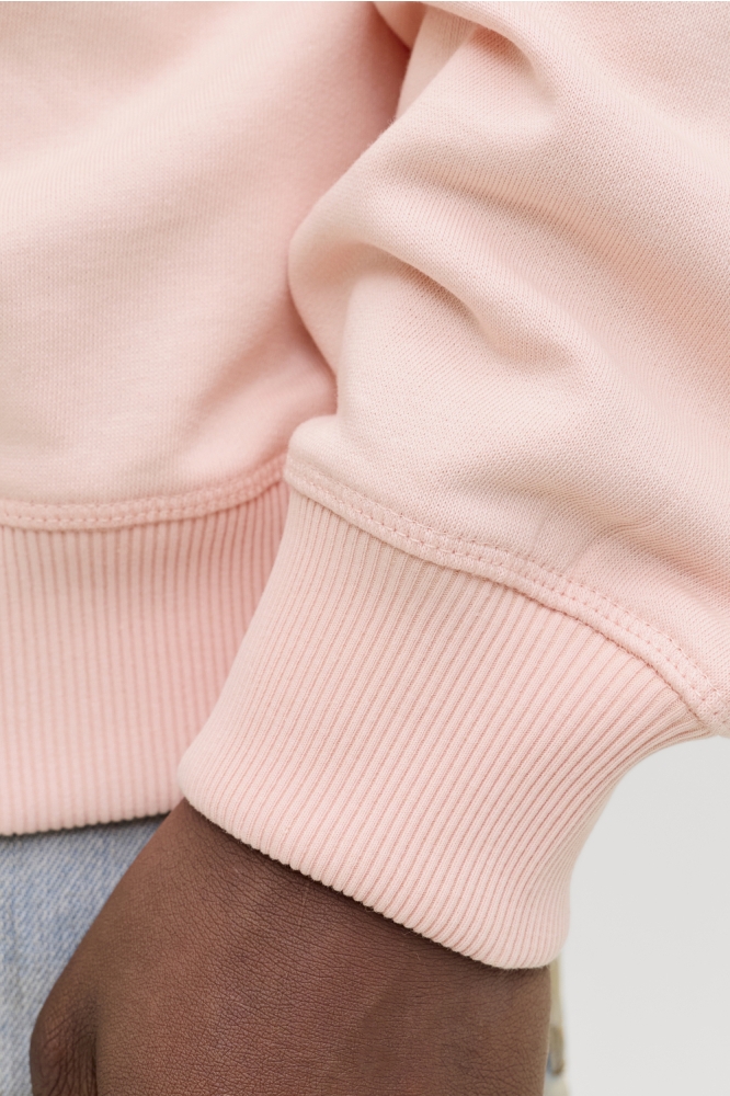 Jack & Jones oranje heren sweater | Close up