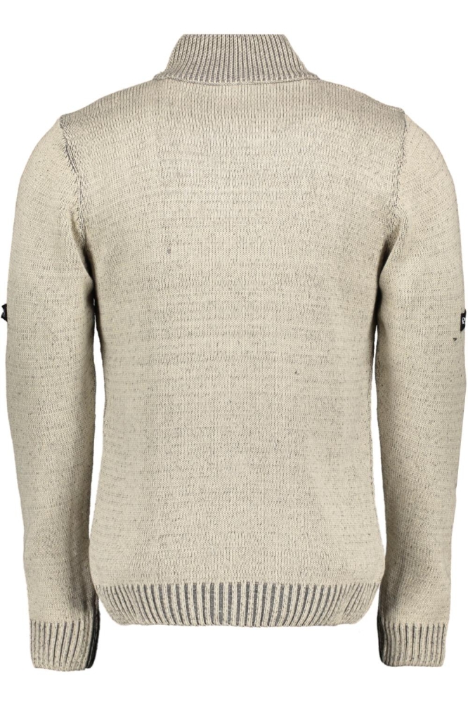 Ballin zand heren trui | Achteraanzicht