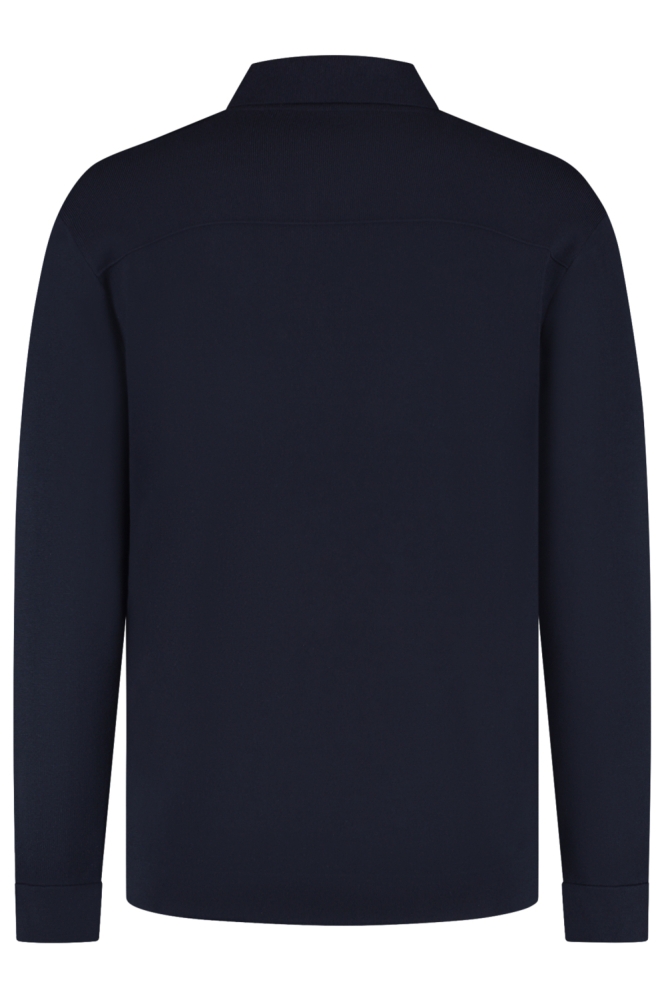 Pure Path blauwe heren vest | Achteraanzicht