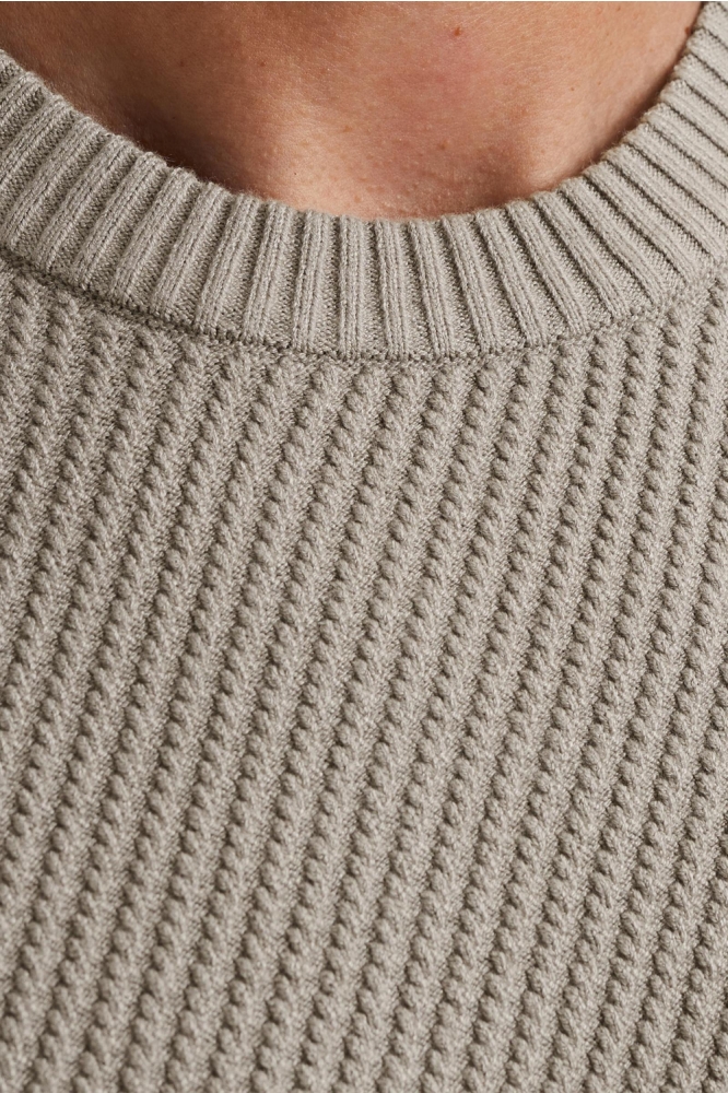 Cast Iron grijze heren trui | Kleurstaal