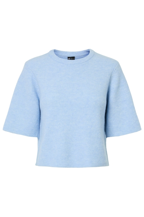 Pieces blauwe dames trui | Vooraanzicht