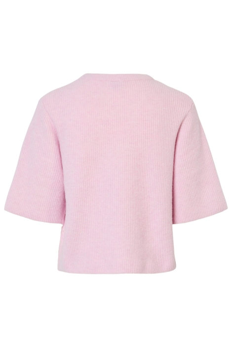 Pieces roze dames trui | Achteraanzicht