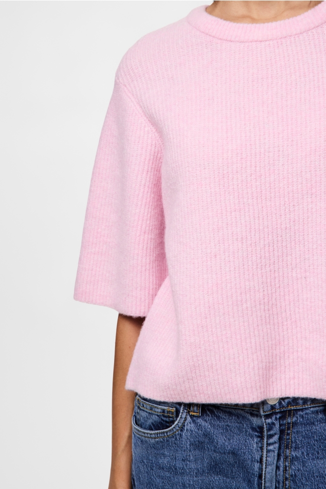 Pieces roze dames trui | Close up