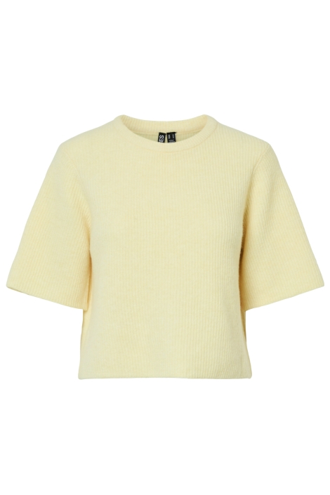 Pieces gele dames trui | Vooraanzicht