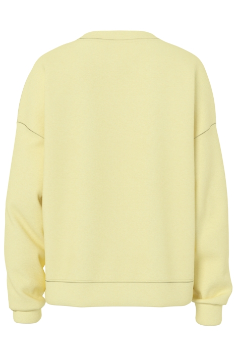 Pieces gele dames sweater | Achteraanzicht