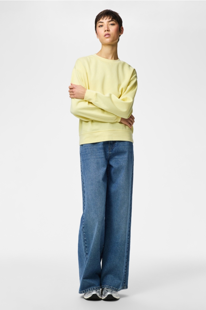 Pieces gele dames sweater | 