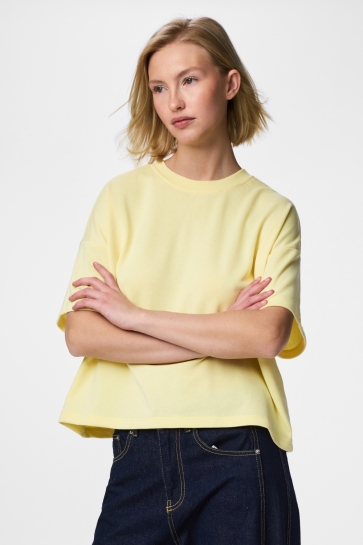 Pieces Trui PCCHILLI SUMMER 2 4 LOOSE SWT NOOS 17118870 FRENCH VANILLA