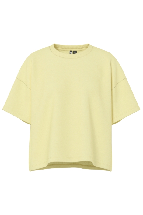 Pieces gele dames sweater | Vooraanzicht