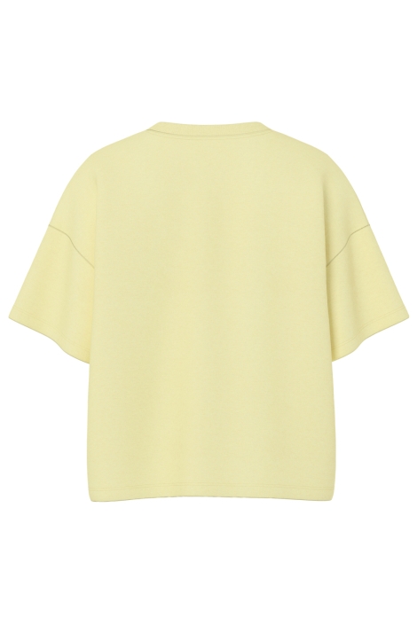 Pieces gele dames sweater | Achteraanzicht