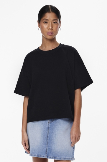 Pieces pcchilli summer 2/4 loose swt noos Zwart