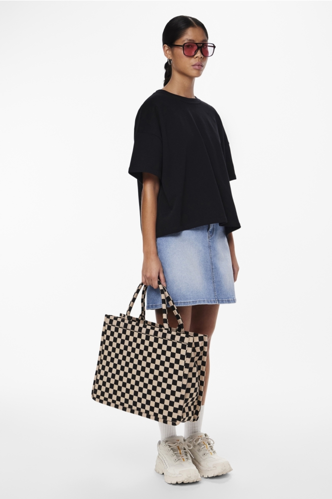 Pieces zwarte dames sweater | Model